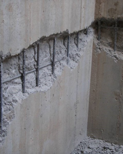 Разрушение бетона